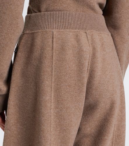 Pantalon barrel en laine et cachemire mélangés - Max Mara - Modalova