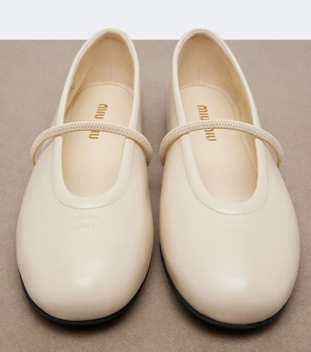 Miu Miu Ballerines en cuir - Miu Miu - Modalova