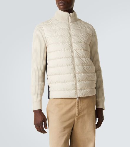 Cardigan matelassé en laine - Moncler - Modalova