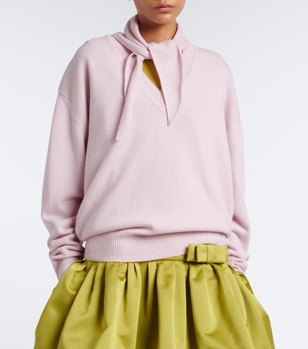 Pull à col noué en laine et cachemire - Plan C - Modalova