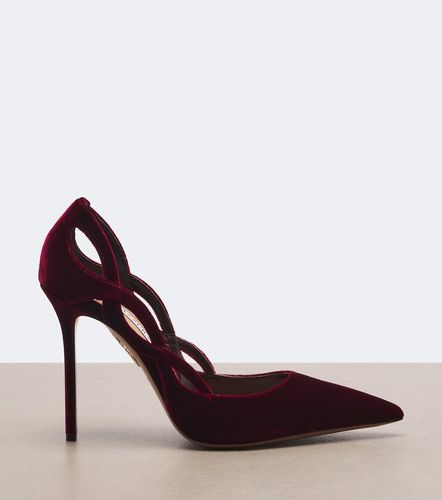 Escarpins Contour en velours - Aquazzura - Modalova