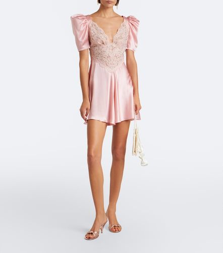 Robe en satin de soie à dentelle - Rodarte - Modalova
