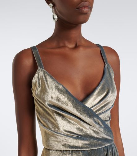 Robe longue en velours - Dolce&Gabbana - Modalova