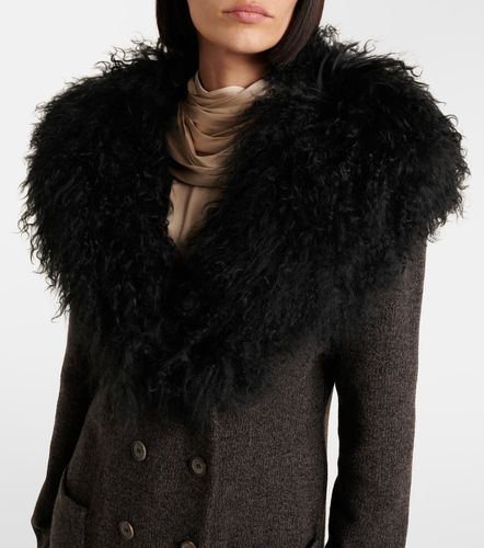 Manteau en cachemire et peau lainée - Magda Butrym - Modalova