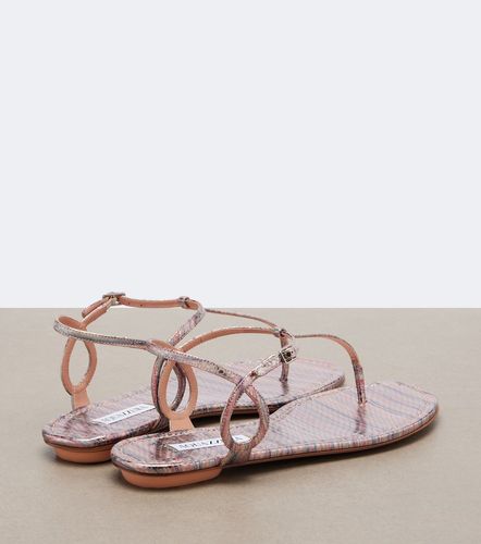 Sandales Almost Bare en cuir à rayures - Aquazzura - Modalova