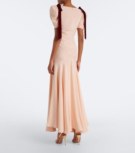 Robe longue en soie à nœud - Rodarte - Modalova