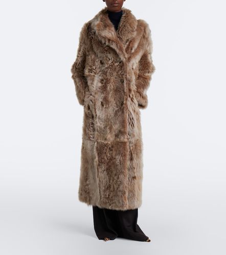 Manteau réversible en shearling et cuir - Yves Salomon - Modalova