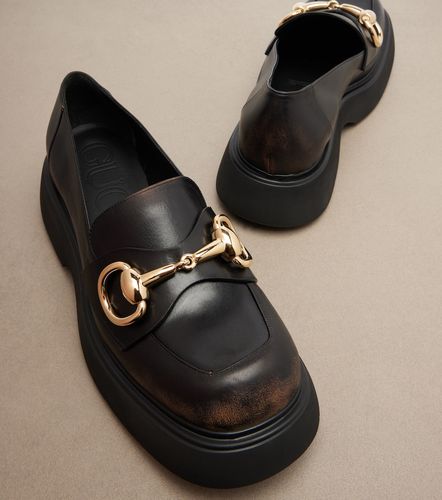 Gucci Mocassins Horsebit en cuir - Gucci - Modalova