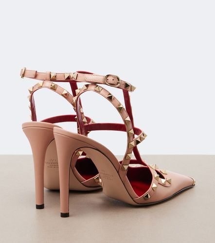 Escarpins Rockstud en cuir - Valentino Garavani - Modalova