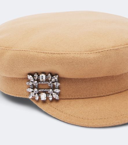 Casquette gavroche en laine mélangée - Roger Vivier - Modalova