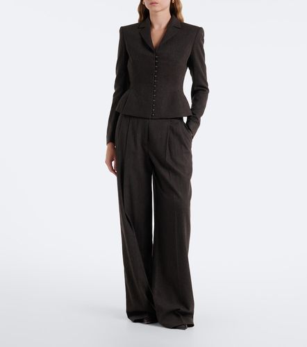 Blazer péplum en laine vierge - Ralph Lauren Collection - Modalova