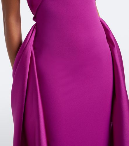 Robe longue Rumi en crêpe et satin - Solace London - Modalova