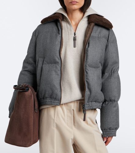 Veste doudoune Monili en laine vierge - Brunello Cucinelli - Modalova