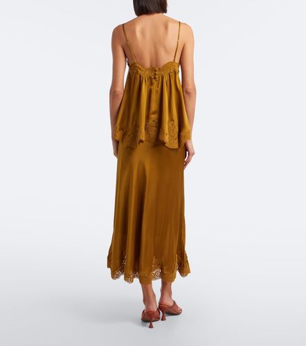 Jupe nuisette Clash en satin de soie - Zimmermann - Modalova