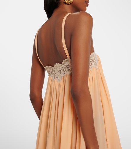 Chloé Robe en soie à dentelle - Chloe - Modalova