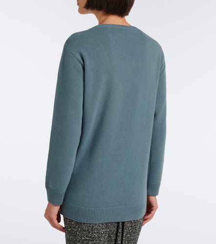 Pull en laine vierge à dentelle - Valentino Garavani - Modalova