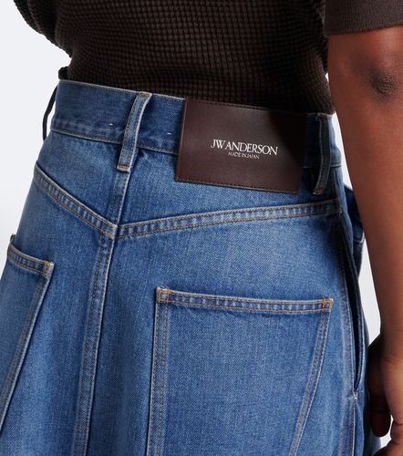 Jupe midi asymétrique en denim - JW Anderson - Modalova