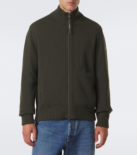 Cardigan zippé en laine et cachemire - Moncler - Modalova