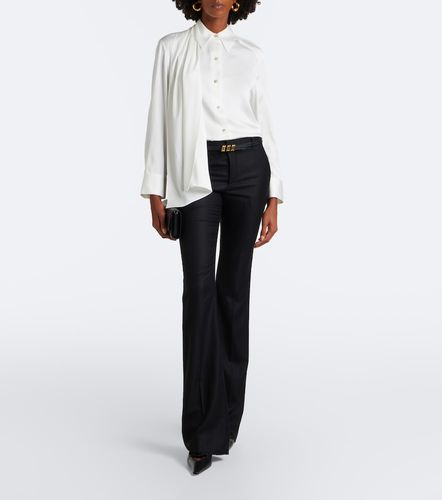 Blouse en satin de soie mélangée - Vince - Modalova