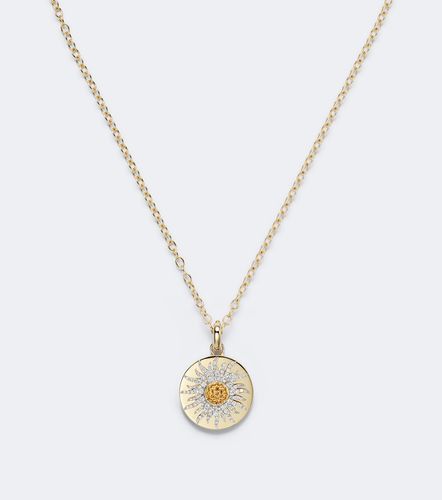 Yvonne Léon Collier Mini Roi Soleil en or 18 ct, diamants et citrines - Yvonne Leon - Modalova