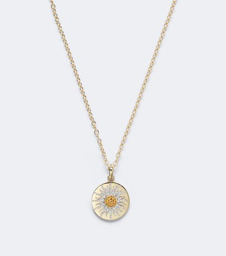 Yvonne Léon Collier Mini Roi Soleil en or 18 ct, diamants et citrines - Yvonne Leon - Modalova
