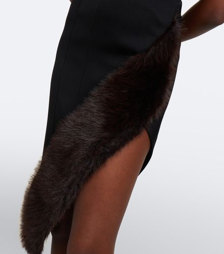 Robe bustier asymétrique - David Koma - Modalova