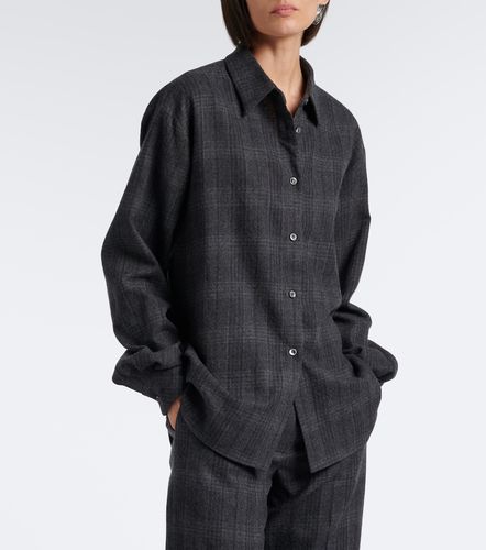 Chemise en laine vierge à carreaux - Magda Butrym - Modalova