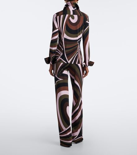 Pucci Pantalon droit Iride en satin - Pucci - Modalova