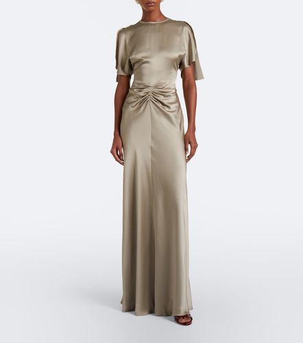 Robe longue Isabella en satin - Victoria Beckham - Modalova