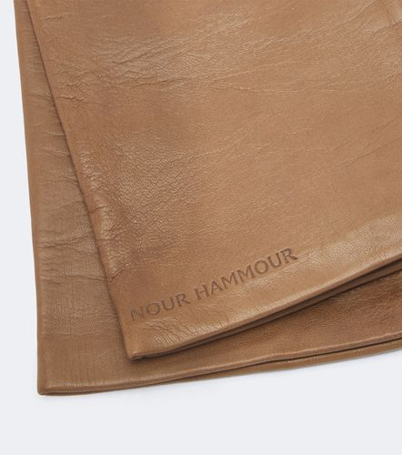 Nour Hammour Gants en cuir - Nour Hammour - Modalova