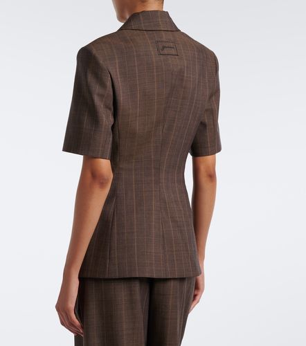 Ganni Blazer en laine à rayures - Ganni - Modalova