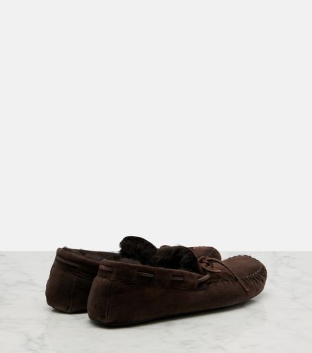 Chaussures bateau Lucca en daim - The Row - Modalova