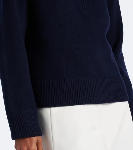Pull à col zippé en laine et cachemire - Vince - Modalova