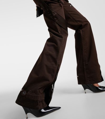 Pantalon cargo taille basse en denim - Blumarine - Modalova