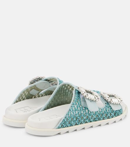 Mules Slidy Viv à cristaux - Roger Vivier - Modalova