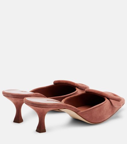 Mules Maysale 50 en daim - Manolo Blahnik - Modalova