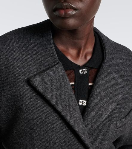 Blazer ceinturé en laine et cachemire mélangés - Ganni - Modalova