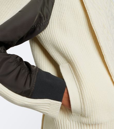 Veste en laine à empiècements - Sacai - Modalova
