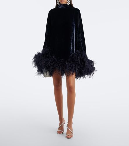 Robe Vegas en velours à plumes - Taller Marmo - Modalova