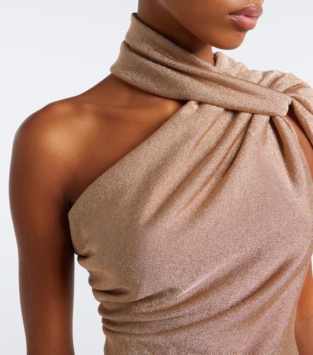Robe longue en lamé à ornements - Christopher Esber - Modalova