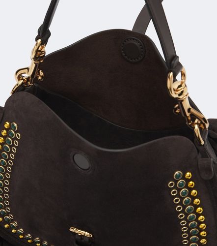 Sac Pony Medium en daim à ornements - Etro - Modalova