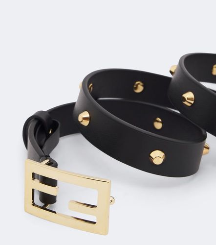 Fendi Ceinture FF en cuir à clous - Fendi - Modalova