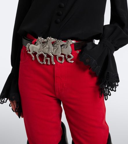 Chloé Ceinture Running Horses en cuir - Chloe - Modalova