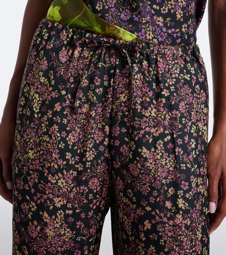 Pantalon ample à fleurs - Dries Van Noten - Modalova