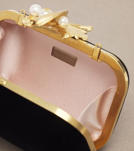 Pochette Cloud en velours à ornements - Jimmy Choo - Modalova