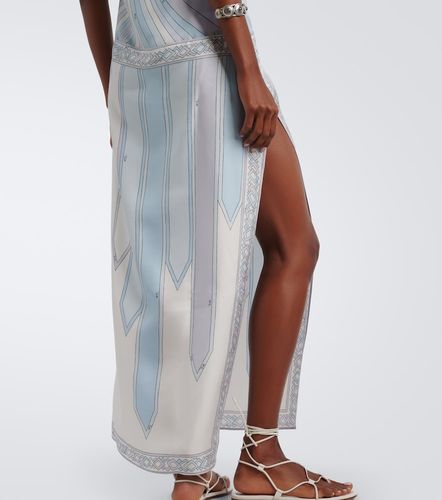 Robe longue asymétrique Iride en soie - Pucci - Modalova