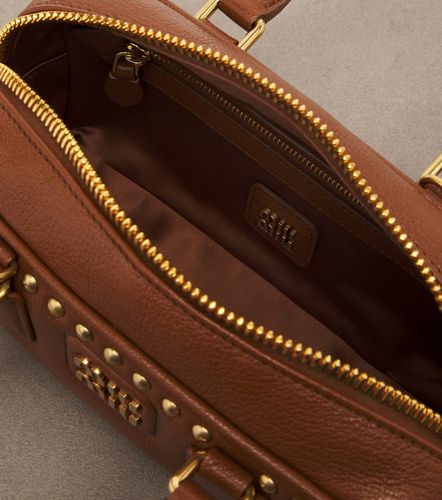Sac Arcadie en cuir à clous - Miu Miu - Modalova