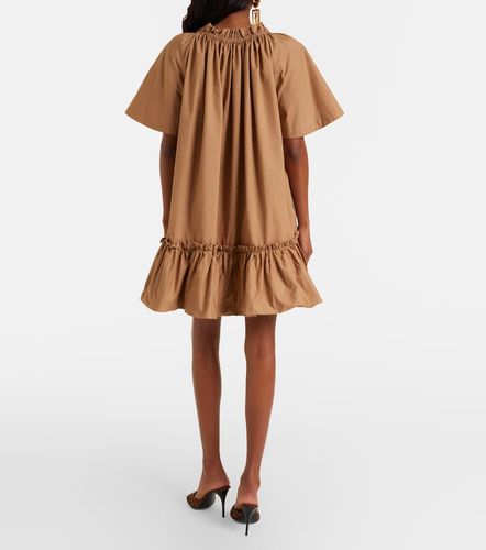 Robe en coton à volants - Saint Laurent - Modalova