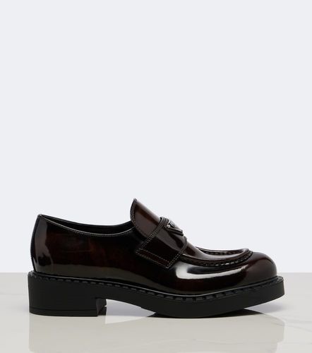 Prada Mocassins Chocolate en cuir - Prada - Modalova
