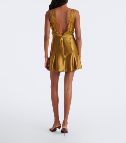 Retrofête Robe Bonny en satin à dentelle - Retrofete - Modalova
